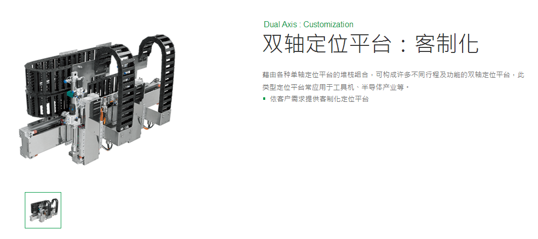 ?客制化 DLC上銀直線電機雙軸定位平臺