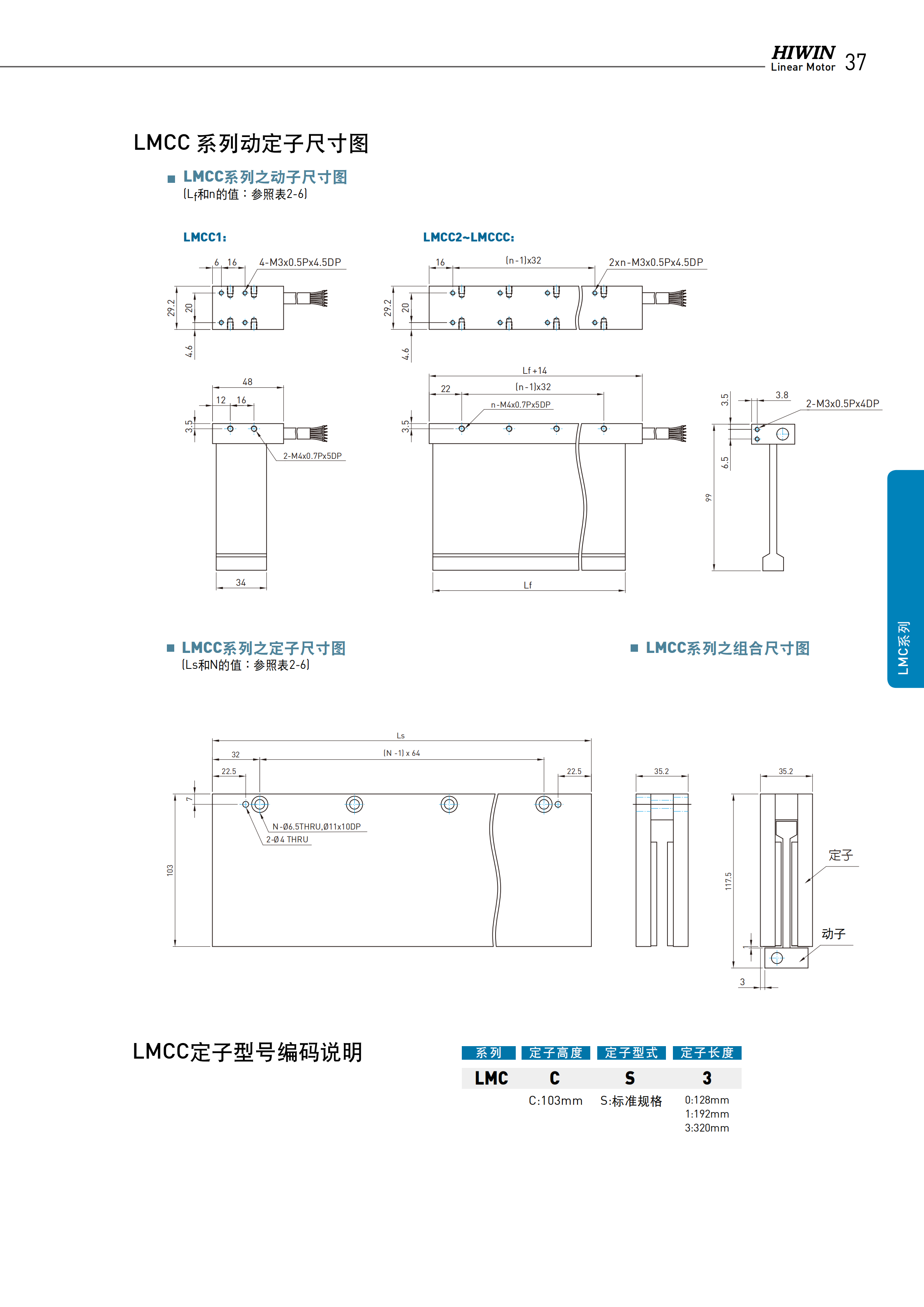 上銀無(wú)鐵心式直線電機(jī)LMCA2